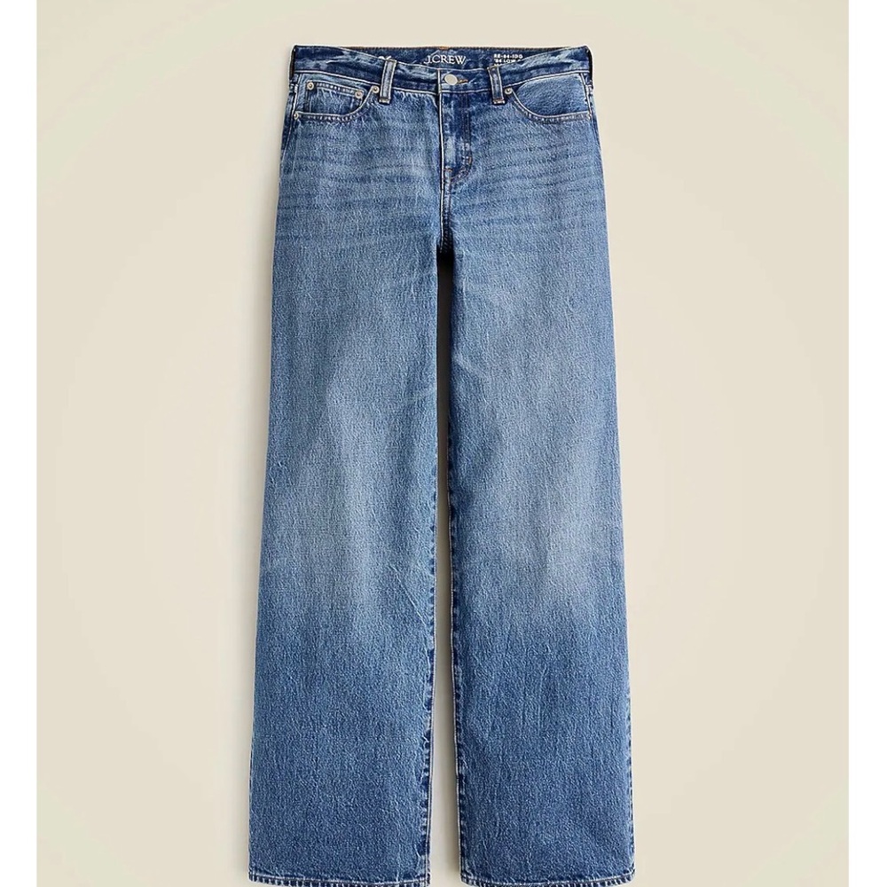 J. Crew ‘84 Low Rise Wide Leg  106551 Fit Blue Jeans, Women’s size 31